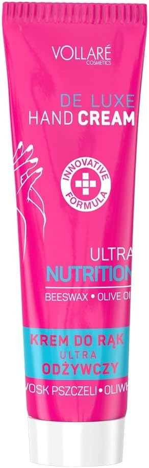 Vollare Ultra Nutrition Protective Hand and Nail Cream with Beeswax and Olive Oil 100ml