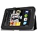 HOTCOOL Case For Kindle Fire HD 7 2012 Tablet - Slim Folding Stand Smart Cover For Amazon Kindle Fire HD 7 (Previous 2nd Generation 2012), Black