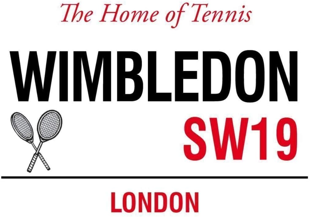 Wimbledon the Home of Tennis SW19 London Street Sign by The Original