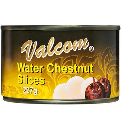 Valcom Sliced Water Chestnuts 227gm