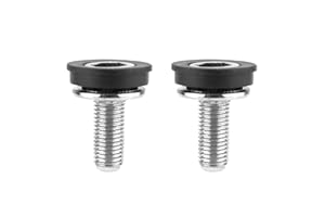 VANICE 8mm Bike Hex Crank arm Fixing Bolt Screw with Caps for Bicycle Square Hole Crankset Bottom Bracket, Suntour Prowheel and More