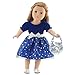Emily Rose 18 Inch Doll Clothes Clothing Accessory | Gorgeous Midnight Star Holiday or Party 18