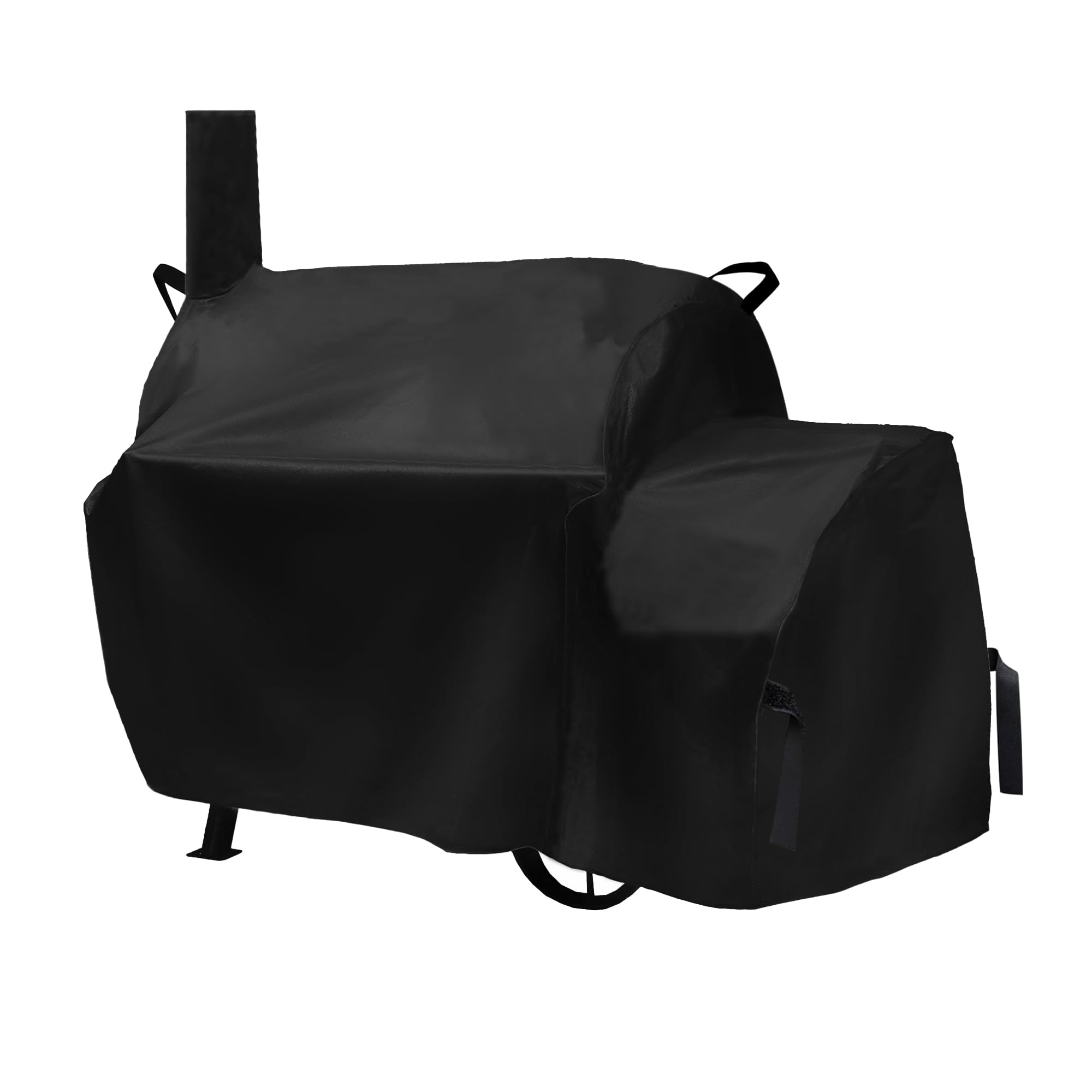 Photo 1 of Suphomeware Waterproof Grill Cover for Oklahoma Joe’s Highland Offset Smoker, Heavy Duty Black Smoker Cover
