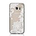 Galaxy S7 case,Maxace Scratch Resistant Ultra Slim Thin Flexible Soft TPU Bumper Rubber Protective Case Cover for Samsung Galaxy S7(Floral White)