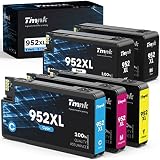 Spectrumimaging 4-Pack 952 XL Color Ink For HP OfficeJet Pro 7720, 7740, 8210, 8710 Printers