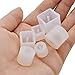 Sparklelife 6 Pcs Silicone DIY Bead Mold Round Square Shape Jewellery Making Hand Craft Tool