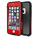 Eonfine iphone 6/6s Waterproof Case, Shockproof Protective Full-sealed Hard Cover with Clear Sound, Underwater IP68 Certificated Water Snow Dust Dirty Proof Case for iPhone 6/6s Red