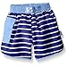 i play. Boys' Striped Pocket Board Shorts with Swim Diaper primary