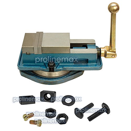 3'' Accu Lock Precision Vise w/ Swivel Base Milling Drilling Machine Bench Clamp - Thumbnail 4