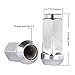 ECCPP M14x1.5 Wheel Lug Nuts 32 Pieces 14X1.5 Thread Silver Chrome Open End Spline Lug Nuts for 2012-2014 for Chevy Silverado 1500 for Toyota for Tundra for GMC Yukon