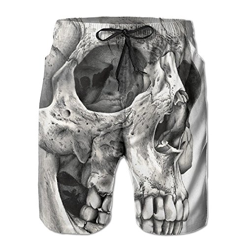 Real Skull Men Summer Beach Boardshorts