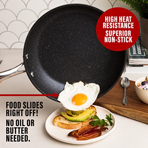 Granitestone Cookware Nonstick Frying Pan, 12” Nonstick Pan for Cooking