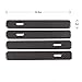 Car Stick-on Accessories for Land Rover RR Velar 2017-2019 Evoque 2019, ABS Plastic Exterior Door Handle Trim Cover