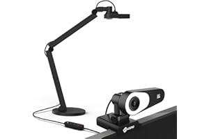 JOYUSING 4K Document Camera Webcam with FPD Auto Focus, for Real-time Projection, Web Conferencing, Distance Learning, Remote Teaching - Mac, Windows, Chromebook