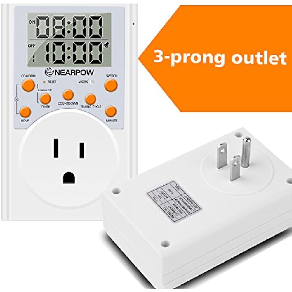 Timer Outlet, Nearpow Multifunctional Infinite Cycle Programmable Plug