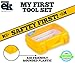 My First Tool Set in Sturdy Carry Case | Toolbox for Pretend Play | Safe Tool Set for Kids Toddlers