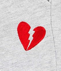 Riot Society Broken Heart Embroidered Mens Joggers