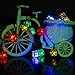 Vmanoo 20 LED String Lights, Solar Powered Fairy String Lights 15.5 Feet with 8 Modes For Christmas Children Room Kids Teepee Tent Holiday Party, Xmas Decorations, Waterproof (Multi-Color)