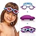 SWIM ELITE Kids Goggles for Swimming with Fun Car Hard Case for Kids & Toddlers Age 2-8 Years Old