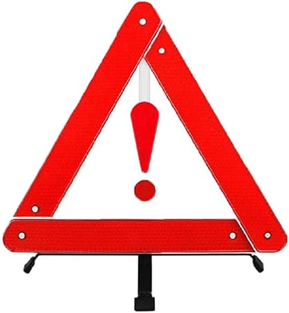 Amazon Yデパートセンター55 収納box付き 車用 警告反射板 組立式 三角表示 緊急 二次災害防止 三角停止版 三角停止板 車 バイク