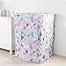 Dust Proof Roller Washing Machine Front Covers Waterproof Washer/Dryer Cover Protective Dust Storage Bag Random Pattern (B)
