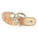 White Mountain Womens Abra Open Toe Casual Wedged Sandals