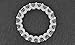 Womens 4mm Round Pave Cubic Zirconia Eternity Wedding Band Sizes 5-9