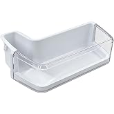 HUAYOUR DA97-11483A Refrigerator Door Shelf Bin Compatible with Samsung | Clear Left Door Shelf Bin Fits RFG297HDRS, RFG298HDRS, RFG297HDWP &amp; RFG29PHDRS, Replaces AP5272852 PS4176339 EAP4176339