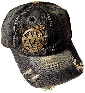 Denim Hat by Metallidz Washed Denim NWT.