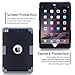 iPad Mini 2 Case,iPad Mini Case, iPad Mini 3 Case,iPad Mini Retina Case, BENTOBEN Anti-slip Shock-Absorption Silicone PC High Impact Resistant Hybrid Three Layer Armor Protective Case Cover Black&Gray