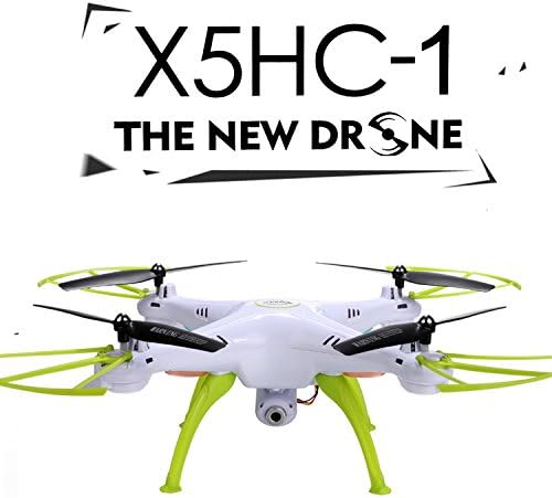 Voomall Original Syma X5HC 2.4G 4CH 6-Axis Gyro 2MP HD Camera RC Quadcopter with Height Hold Mode White