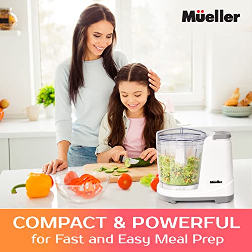 Mueller Electric Food Chopper, Mini Food Processor, 3cup Mini Chopper