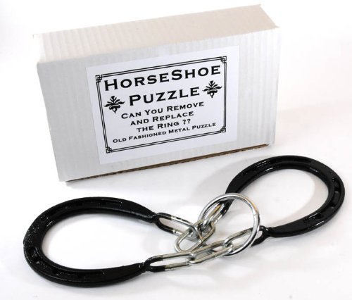 Horseshoe Puzzle _ Remove and Replace the Metal Ring