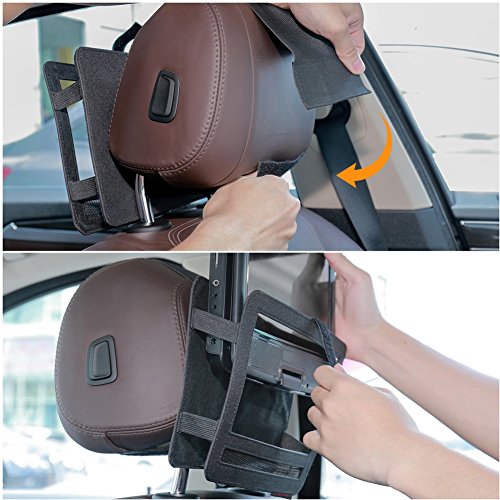 ZugGear DVD Player Headrest Mount Holder Portable DVD Player Mount Car