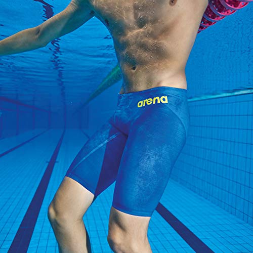 Arena Powerskin Carbon Air² Men's Jammers Racing Swimsuit, Black/Black/Gold, 26 - Thumbnail 4