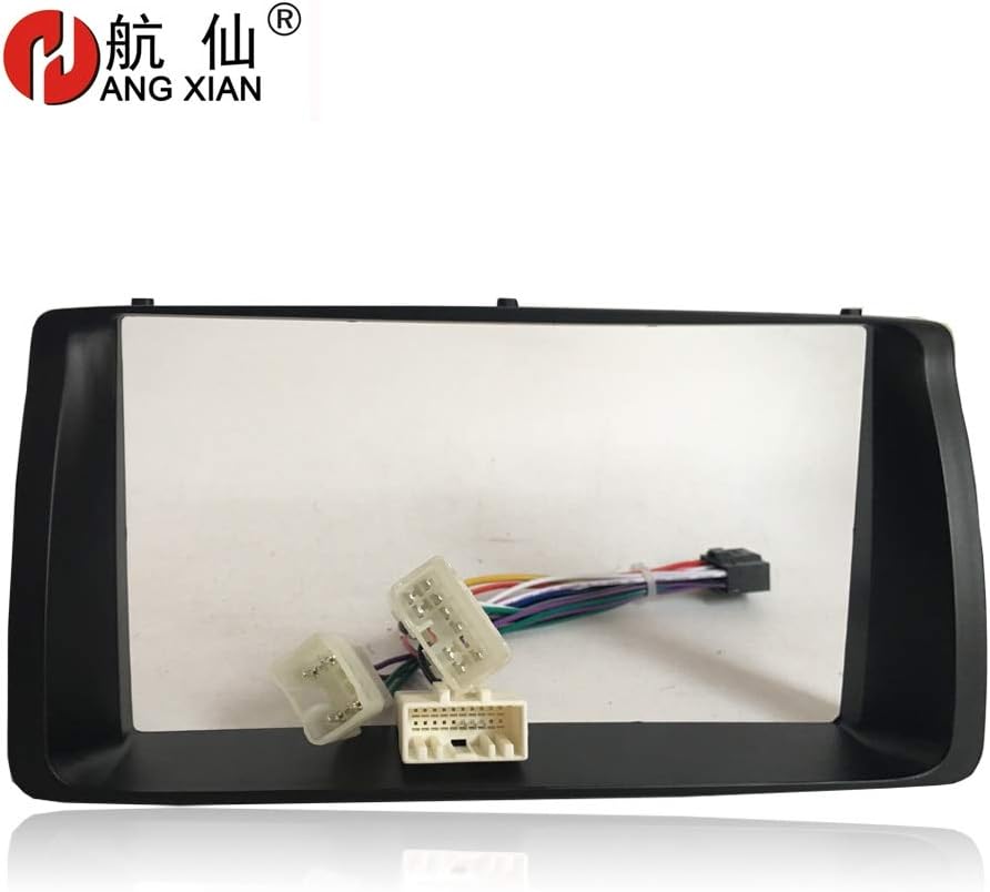 2 din Car DVD GPS Frame Fitting Adaptor Dash Trim Kits Facia Panel for Toyota Corolla EX E120 BYD F3 2013 Black car Radio