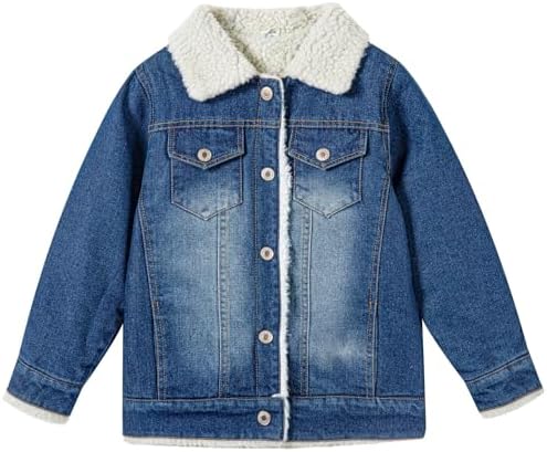 Amazon.com: amropi Boys Jean Jacket Kids Hooded Denim Jackets