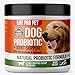 Dog Probiotic Powder & Glucosamine For Dogs With Turmeric - 247 Grams - All In One Dog Supplement For Digestion, Joint & Hip Support - 500 Probiotics For Dogs Servings/Jar - 2.5 Billion CFU's/Serving