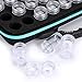 Hipiwe 60 Grids Diamond Painting Storage Case Clear Plastic Diamond Embroidery Box, DIY 5D Diamond Art Craft Accessory Organizer Jewelry Beads Sewing Pills Container Holder (Blue)