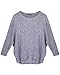 OUGES Women's Batwing Sleeve Knit Casual Pullover Sweater Blouse