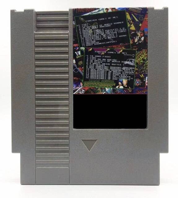 Deltrax Super Cartridge 852 in 1 Multi Game Cartridge for NES 8bit Video Game Consoles