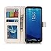 Galaxy S8 Case, Galaxy S8 Wallet Case Flip Kickstand Case Premuim Leather Cover 3D Art Colorful Owl Painting Shockproof Soft Inner Bumper with Card Slot & Dust Plug & Stylus Pen - S8
