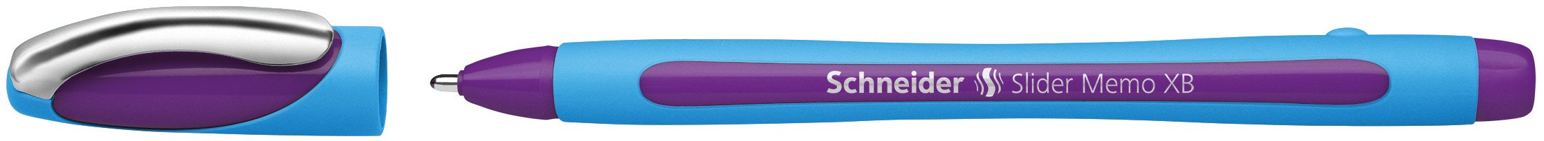 Schneider Slider Memo XB Non-retractable Ballpoint Pen Violet