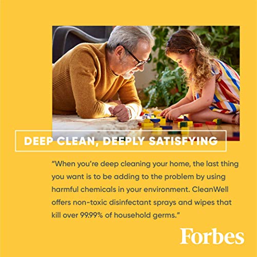 CleanWell Botanical Disinfectant All Purpose Cleaner, Lemon, 24 fl oz (1 PK) Discontinued by