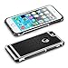 iPhone 6S case, technext020 iPhone 6S Cover iPhone 6 Protective Silicone Bumper Slim Soft Black Silver Back Panel offers excellent Grip