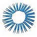 Derker Wood Craft Clothespins,Bright Colored Clothes Pegs Pins Photo Paper Clips - 24 Piece (2.9