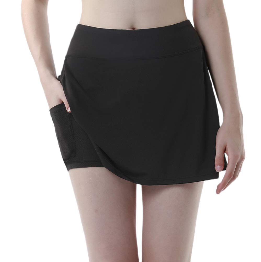 Women's Active Athletic Skort Lightweight Skirt with Pockets for Running Tennis Golf Workout
