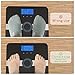 1byone Body Fat Scale Body Scale Bathroom Scale with Tempered Glass, 180kg/400lb Weight Capacity, 10 Users Auto Recognition, Measures Weight, Body Fat, Water, Muscle, Calorie and Bmi, Black