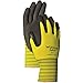 Wonder Grip WG310M Extra Grip Seamless Knit Work Gloves, Double-Coated Black Latex Palm, Excellent Wet or Dry Grip, Medium, Yellow