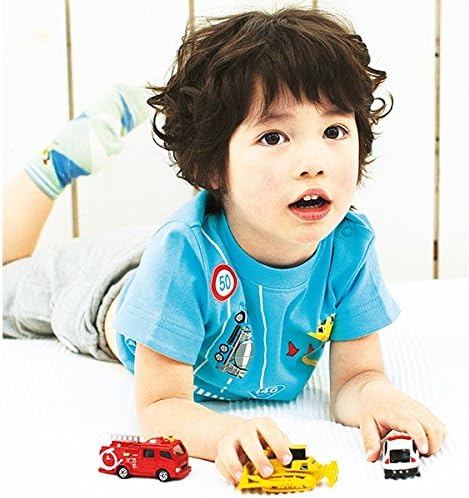 Amazon クレードスコープ キッズ ベビー Kladskap トミカコラボ 働く車半袖tシャツ Lブルー 80 ガールズ 通販